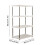 4-Tier Plastic Storage Shelving Unit for Kitchen Pantry Bathroom Laundry Room Organization 3
