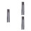 3Stk Damen Strumpfhosen Grau Gestreift Elastische Leggings Alltagsmode 6