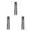 3Stk Damen Strumpfhosen Grau Gestreift Elastische Leggings Alltagsmode 9