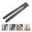 3Stk Damen Strumpfhosen Grau Gestreift Elastische Leggings Alltagsmode 10