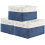 Medium Fabric Storage Bins 3-Pack – Grey Collapsible Cube 1