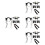 4Ensembles Accessoires Cosplay Oreilles De Chat Et Queue En Tissu Noir 8