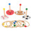 3Ensembles Jeu Lancer Anneaux Bois Enfant 2