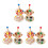 3Ensembles Jeu Lancer Anneaux Bois Enfant 3
