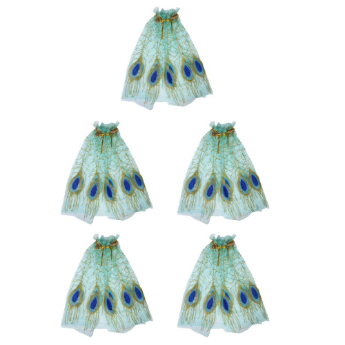 5Pièces Cape En Douce Pour Fêtes 2