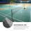 1Pièces Filet De Badminton Vert Polypropylène Usage Extérieur 8