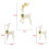 Bright3PC Lighted2D Reindeer Family – Προφωτισμένη, Αδιάβροχη Χριστουγεννιάτικη Διακόσμηση 3