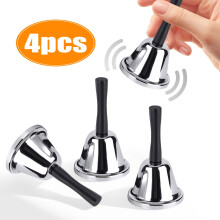 Handheld Call Bell 4-Pack – Compatible with Schools, Hotels, Restaurants, Hospitals & Warehouses