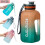 Μπουκάλι νερού χωρίς BPA, στεγανό, 74oz, μισό γαλόνι, πορτοκαλί 1
