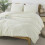 Ivoren Boho getuft dekbedset, queensize, 3-delig 4