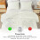 Ivoren Boho getuft dekbedset, queensize, 3-delig 5