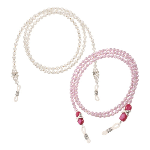 YEAHIBABY2Pcs Μοντέρνα Αλυσίδα Γυαλιών σε Διάφορα Χρώματα για Καθημερινή Χρήση