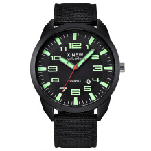 Montre à quartz pour homme DESIGNICE, bracelet en nylon, style 3