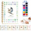 Quaderno per acquerelli con set di 16 colori e pennello 1