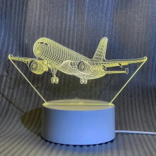 USB Acrylic Desk Lamp Warm Yellow Light