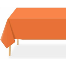 Light Pink Disposable Tablecloths 6-Pack 54 x 108 in