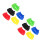10Pièces Porte Ballon Plastic PP Résistant Multisport 9