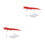 2Ensembles Effets Rouge En Plastique Pour Figures Anime 7