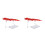 2Ensembles Effets Rouge En Plastique Pour Figures Anime 9
