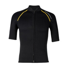 Men Wetsuit Top Front Zipper Swimming Suit for Snorkeling Underwater Surfing XL