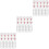 150Sets Praktische Wit Nummertags Met Ijzeren Ophangring 7