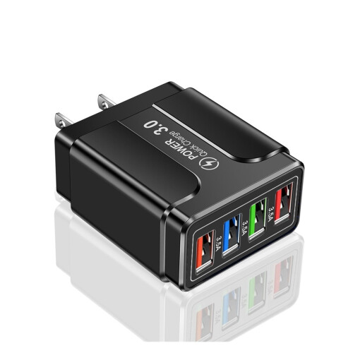 Γρήγορος φορτιστής USB 5.1A48W Γρήγορη φόρτιση 4.0 3.0 Universal Wall Adapter Ταξιδιού, Φορτιστής
