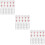 150Sets Praktische Wit Nummertags Met Ijzeren Ophangring 11