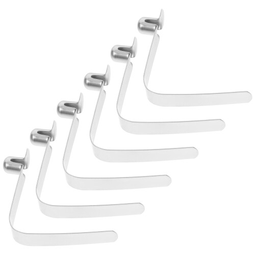 30Pièces Clips Ressort Pour Vache Usage Argenté 1