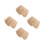 4Pièces En Raffia Naturel Beige Pour DIY Skirts 6