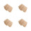 4Pièces En Raffia Naturel Beige Pour DIY Skirts 7