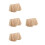 4Pièces En Raffia Naturel Beige Pour DIY Skirts 8