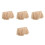 4Pièces En Raffia Naturel Beige Pour DIY Skirts 9