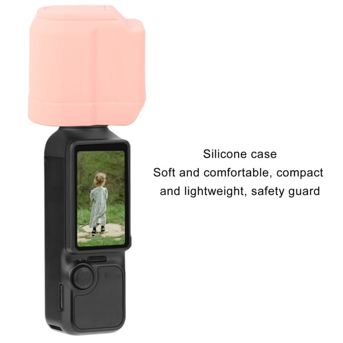 Pocket 3 Silikon-Linsenschutz Pink staubresistent 2