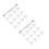 2Ensembles Triangles De Tri En Plastique Avec Pinces Acier Pour Perles 7