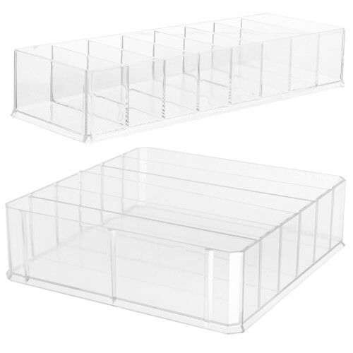 4Pièces À Argent Transparente En Multi-Compartiments 1