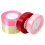 Κορδέλα πολυεστέρα Homoyoyo5Rolls για DIY κατασκευές και διακόσμηση πάρτι σε ανοιχτό ροζ 8