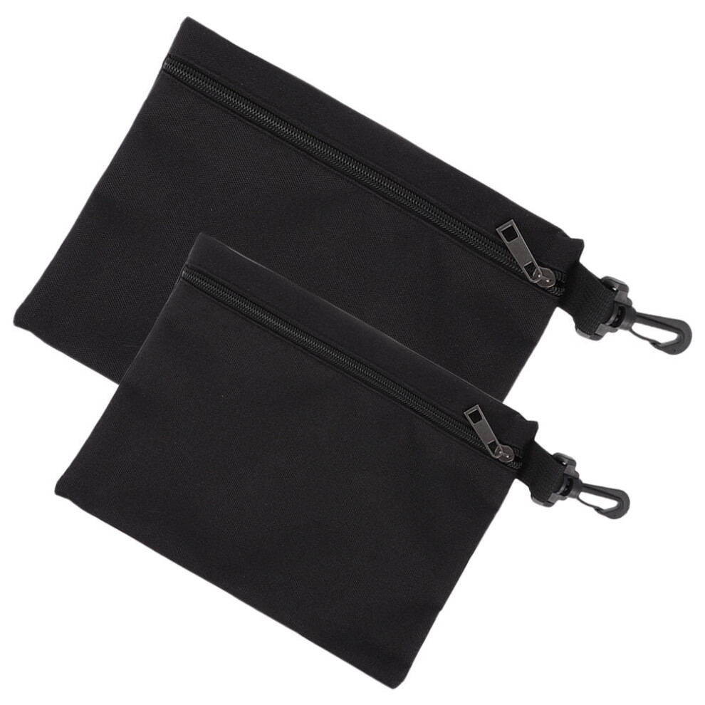 2Pcs Black Tool Organizer Pouch For Wrenches Screwdriver Pliers Small Zipper Bags For Travel 9028731367637