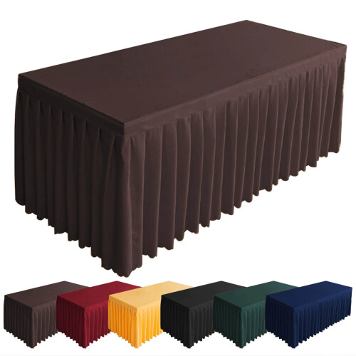 Polyester Elastic Tablecloth for 120x40x75cm Rectangular