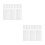 White Eva Foam Squares Double-Sided Adhesive for DIY Crafts 9