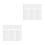 White Eva Foam Squares Double-Sided Adhesive for DIY Crafts 10