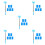 5Sets Fish Tank Algae Blue Metal Sponge Cleaning Brush 3