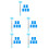 5Sets Fish Tank Algae Blue Metal Sponge Cleaning Brush 5