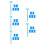 5Sets Fish Tank Algae Blue Metal Sponge Cleaning Brush 6