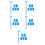 5Sets Fish Tank Algae Blue Metal Sponge Cleaning Brush 7