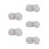 10Pièces Bouchons Vis Enfant Décor Fleurs Plastique Gris 5