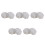 10Pièces Bouchons Vis Enfant Décor Fleurs Plastique Gris 7
