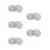 10Pièces Bouchons Vis Enfant Décor Fleurs Plastique Gris 9