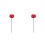 2Pièces Accessoire Batterie Bois Rouge Battant Percussion Résistant 6