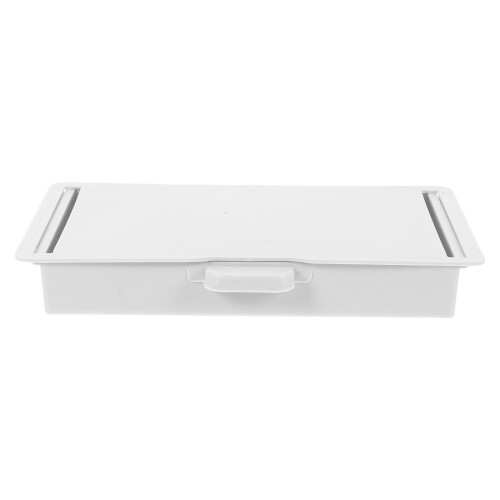 3Pcs Self Adhesive Under Desk Plastic Drawers Hidden Storage Organizer 1