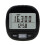 Compact LCD Step Counter, Black, 99999 Counts, 53x50x26mm 5